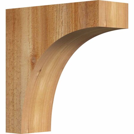 Huntington Rough Sawn Corbel, Western Red Cedar, 4"W x 12"D x 12"H